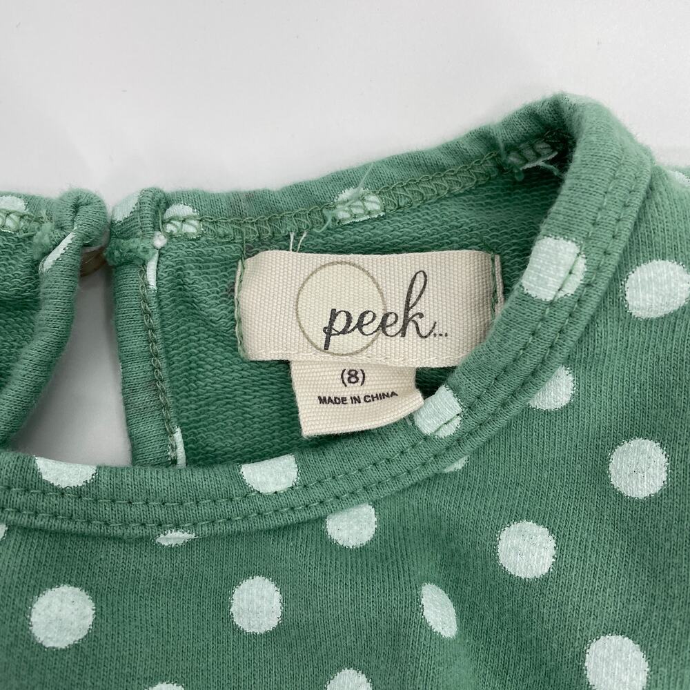 PEEK Girls Dress Size 8 Tundra Biome Collection Penguin Long Sleeve [SEE NOTE] - Picture 4 of 10